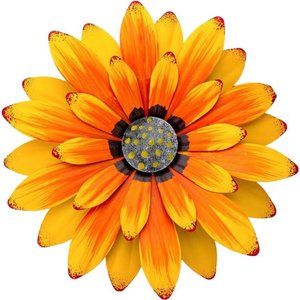 Sunflower Metal Flowers Wall Decor Metal Wall Art Decorations Hanging